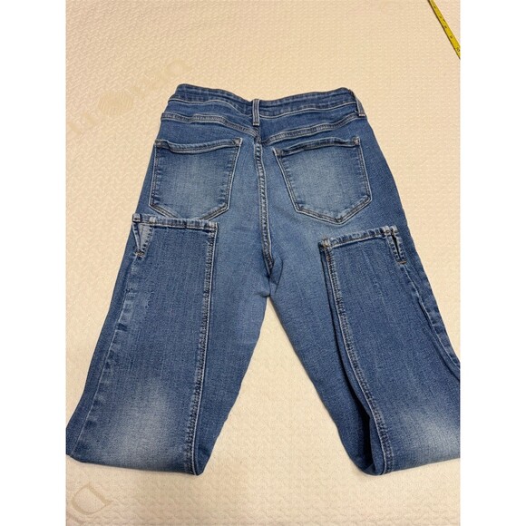 Old Navy Rockstar Super Skinny High Rise Jeans Womens Size 4 Medium Wash - Picture 6 of 7
